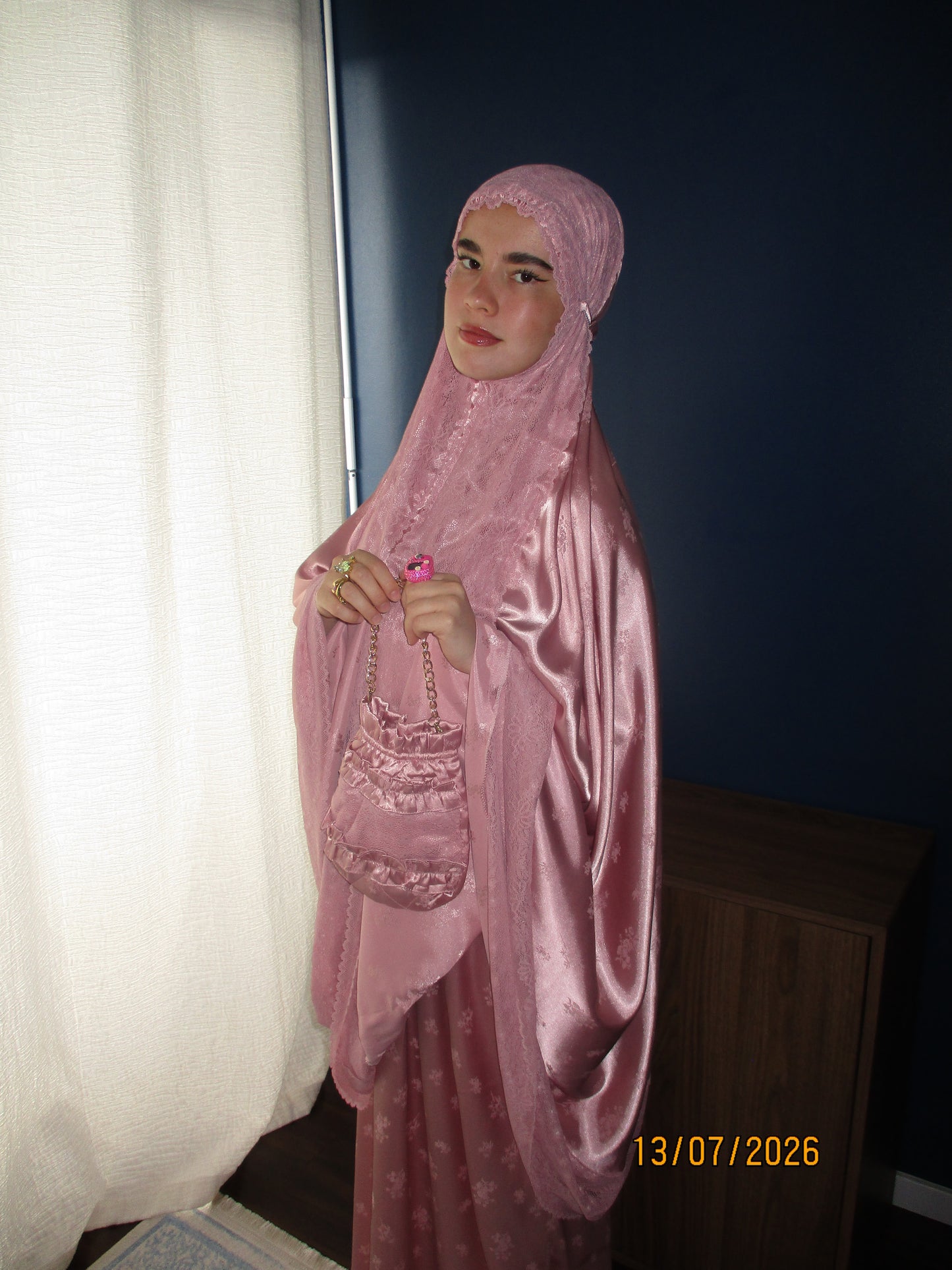 Tenue de prière Naima | Rose clair