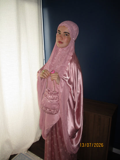 Tenue de prière Naima | Rose clair