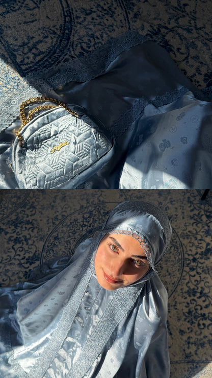 Tenue de prière Aïcha | Bleu