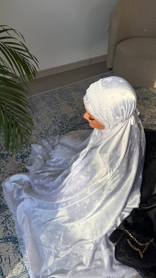 Prayer garment Aïcha | White