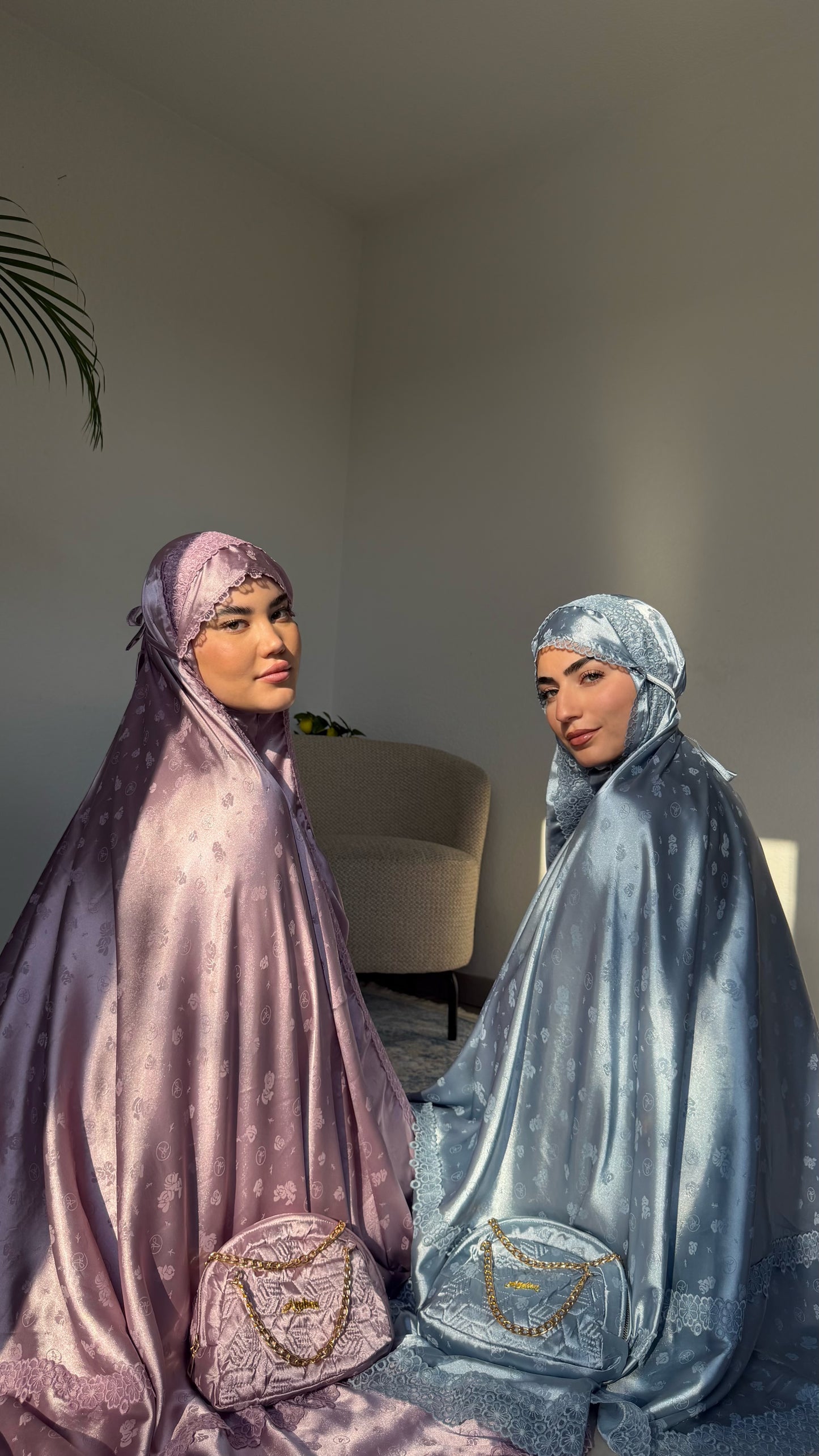 Tenue de prière Aïcha | Bleu